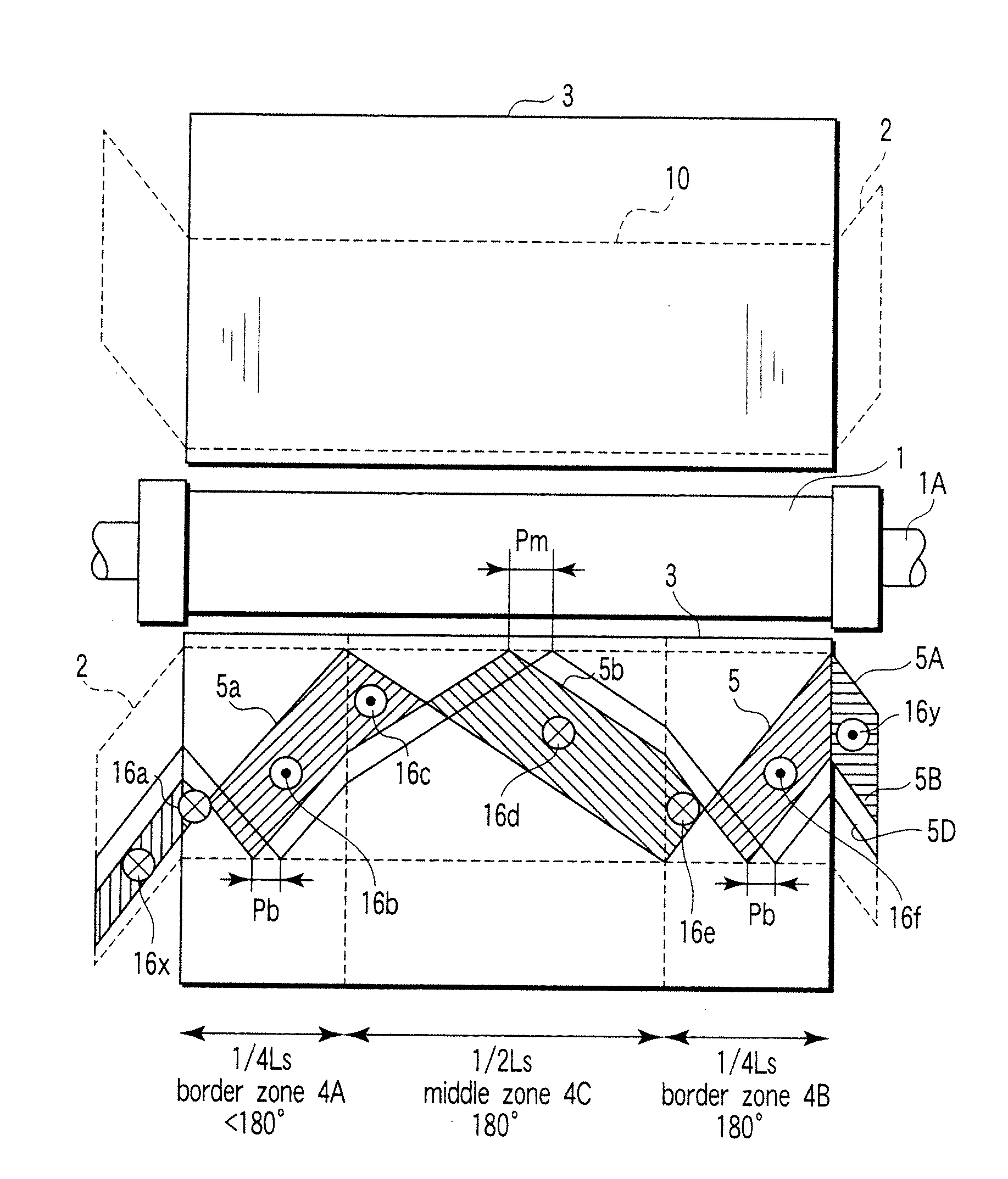 Armature winding of electric rotating machine, stator of electric rotating machine and electric rotating machine