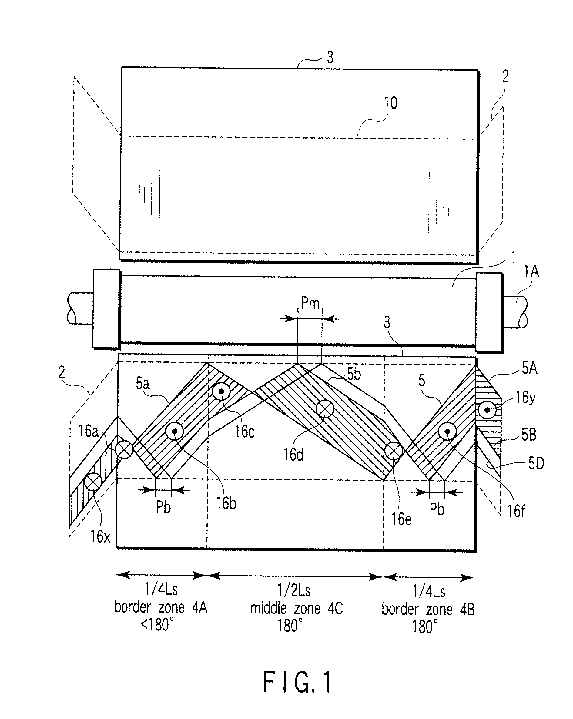 Armature winding of electric rotating machine, stator of electric rotating machine and electric rotating machine