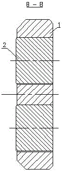 Iron-based powder metallurgy self-lubricating material, preparation method and heating charge pad slide plate using the material