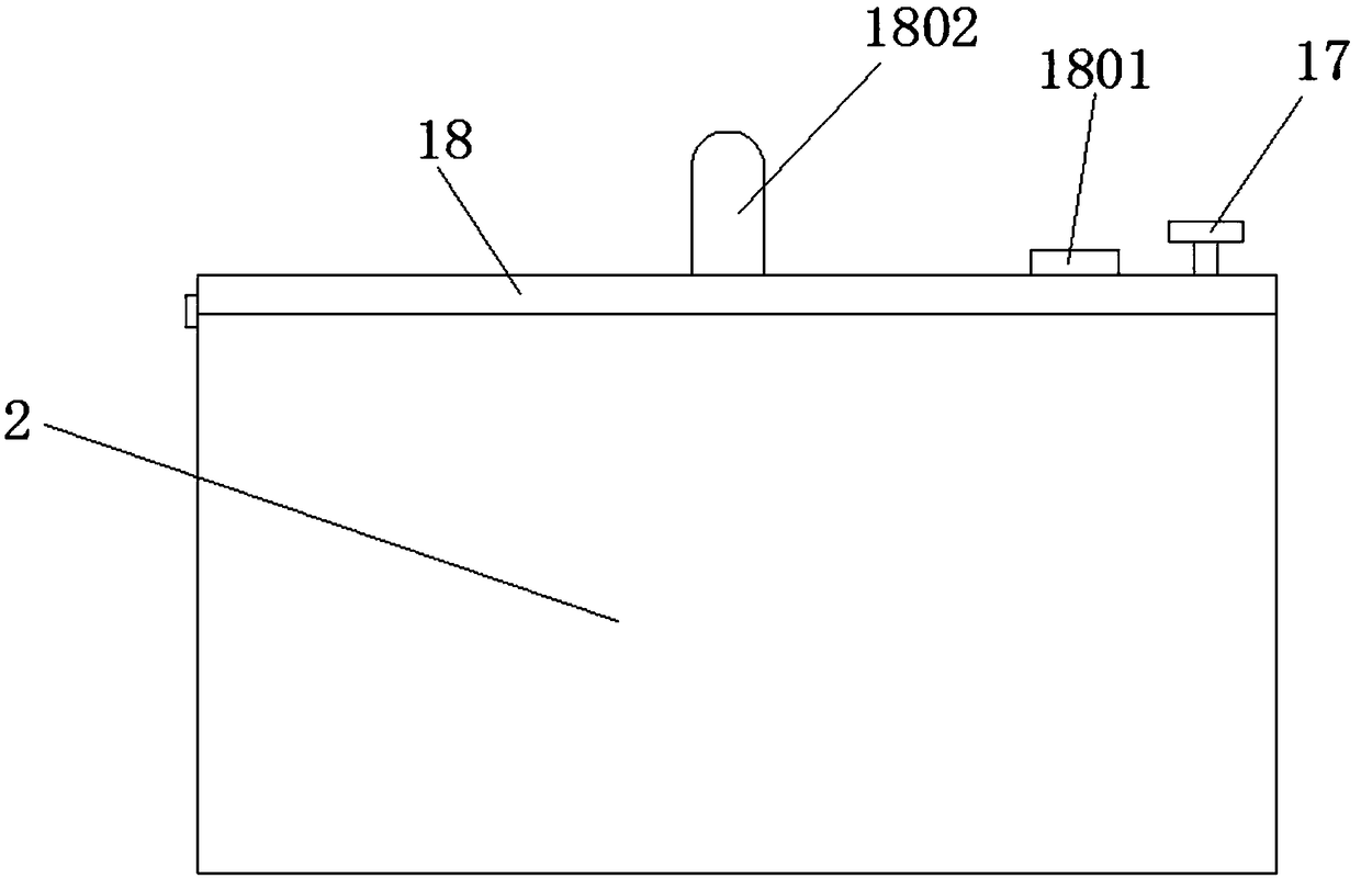 Test tube ejecting device for blood transfusion department