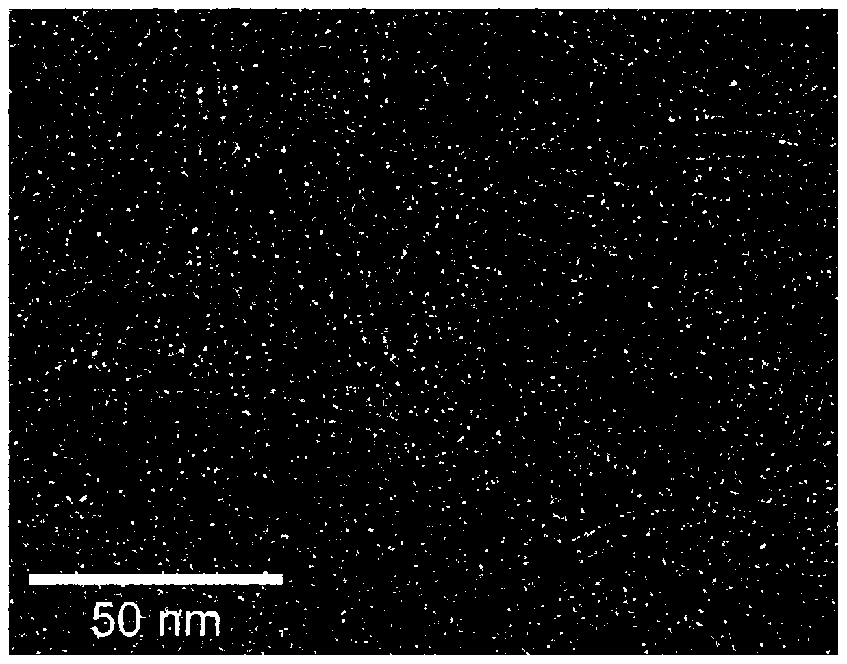 Metal material for proton exchange membrane fuel cell cathode catalyst and preparation method thereof