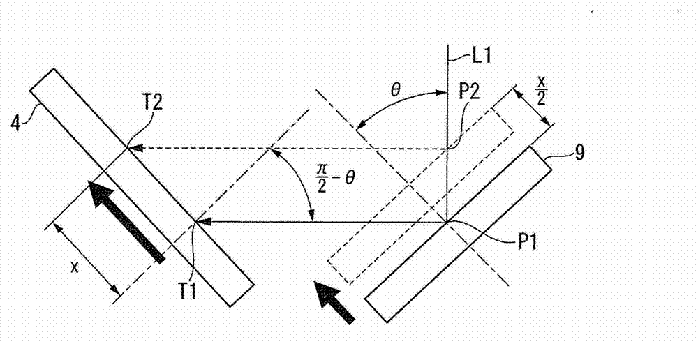 Displacement detecting device