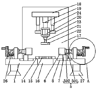 Locomotive hub grinding device