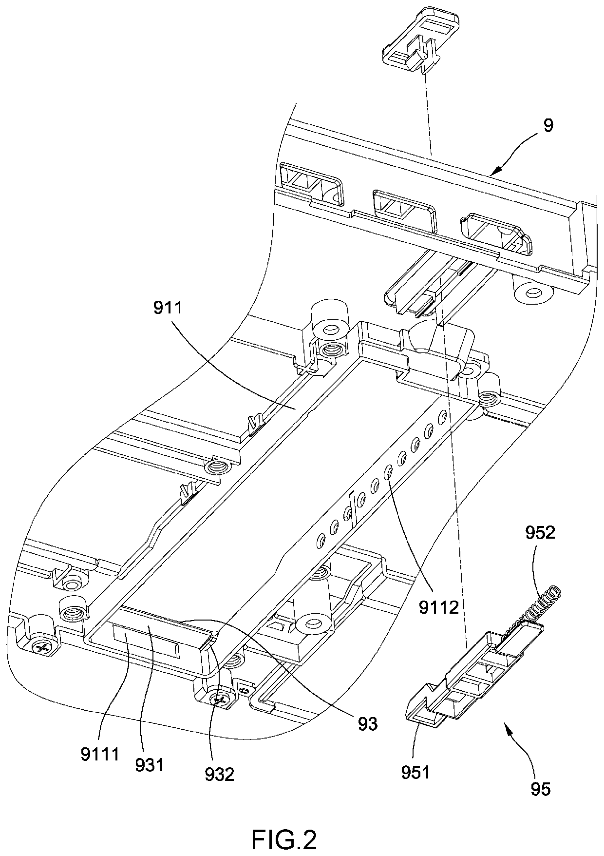 Detachable memory and electronic device having the detachable memory