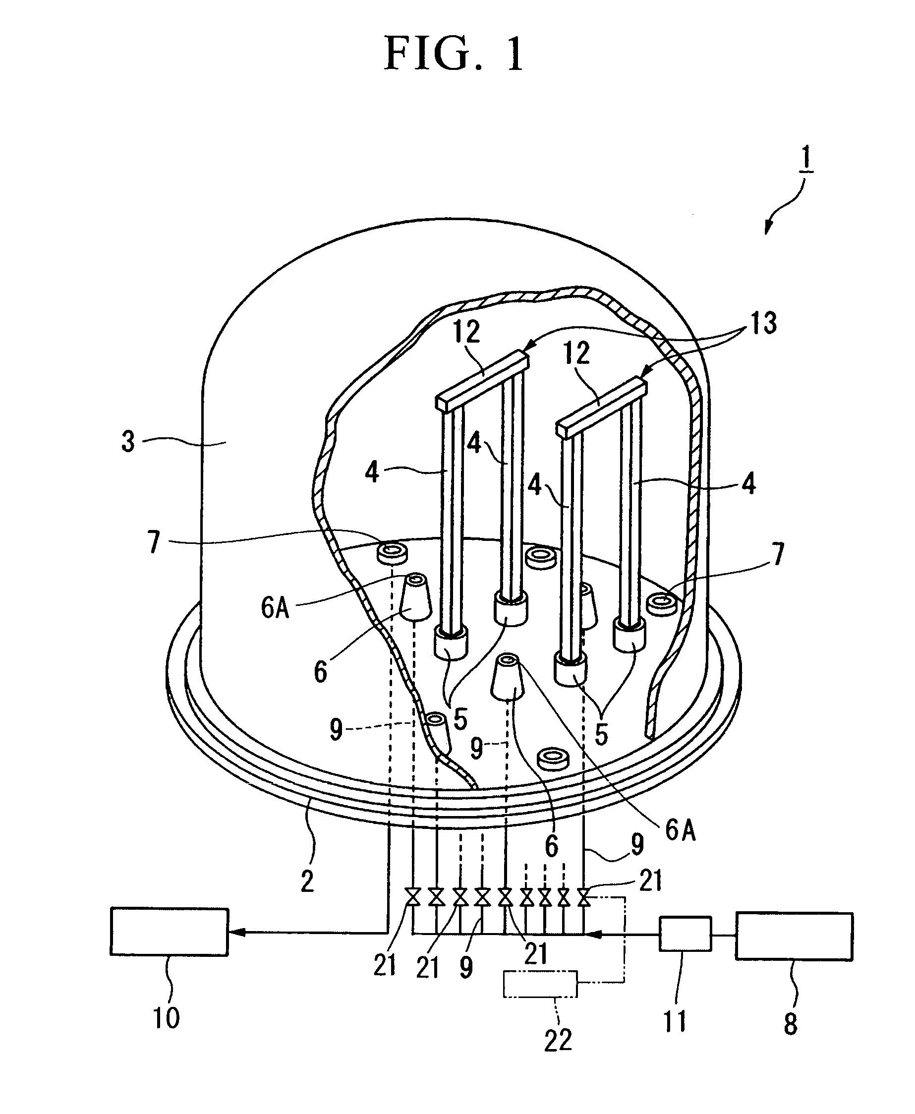 Polycrystalline silicon manufacturing apparatus and manufacturing method