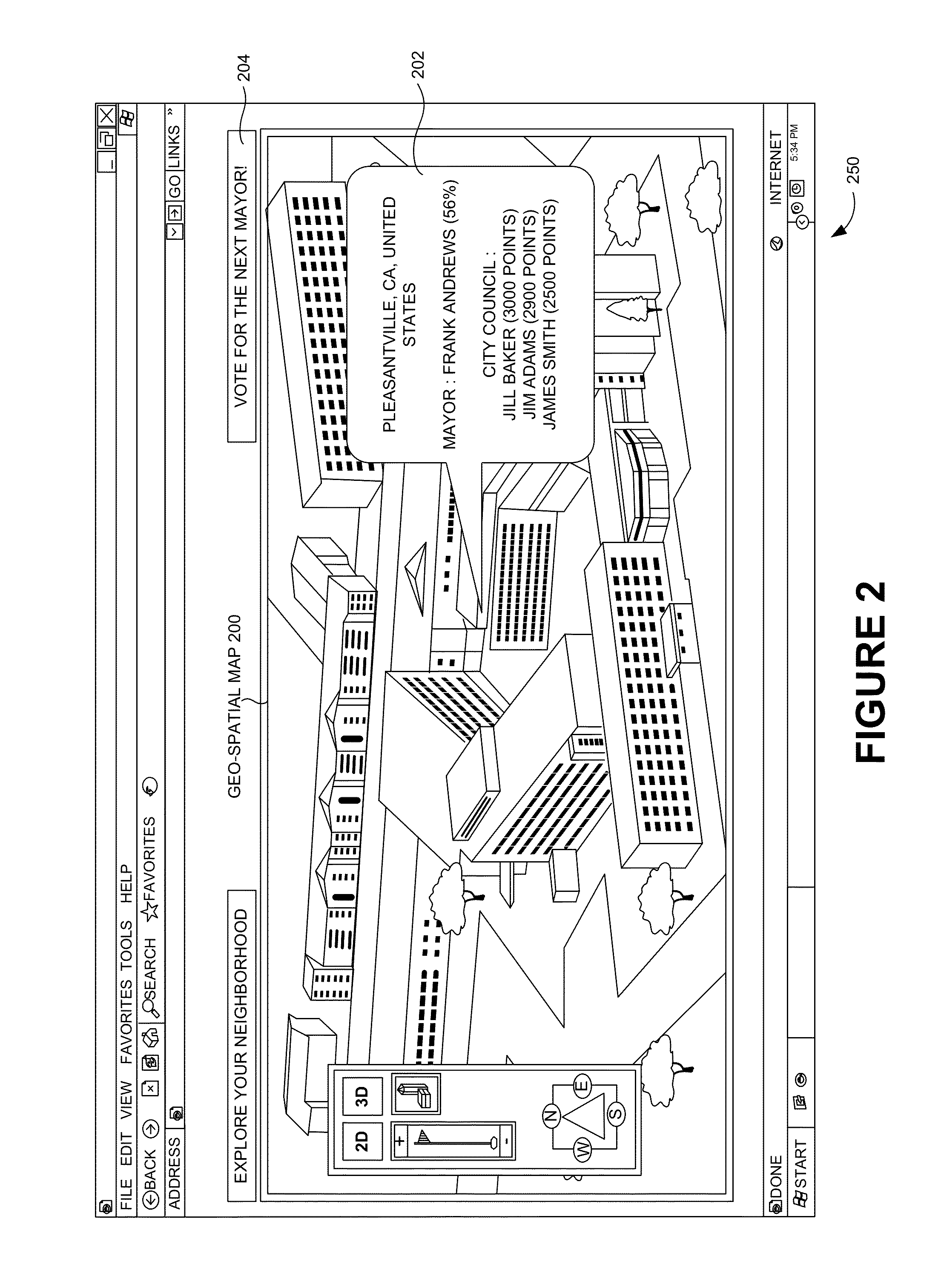 Government structures and neigbhorhood leads in a geo-spatial environment