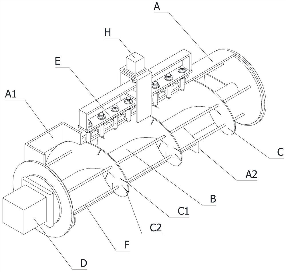 Sludge pyrolysis device