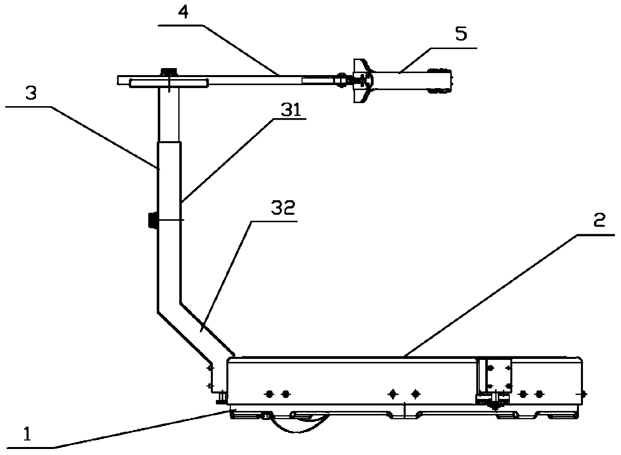 Treadmill with new support structure