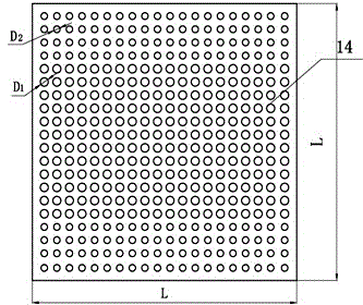 Device and method for removing acid gases in garbage incineration smoke at high temperature