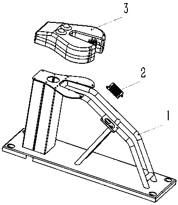 Simple ground pile lock