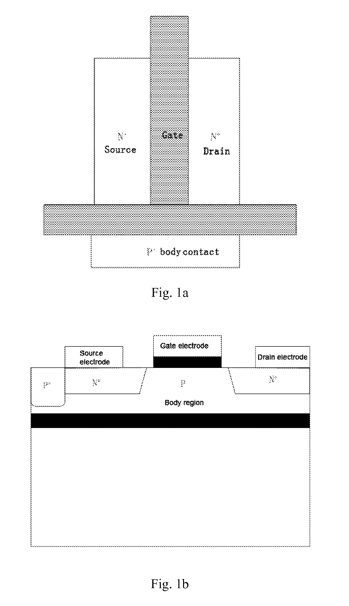 Soi mos device having bts structure and manufacturing method thereof