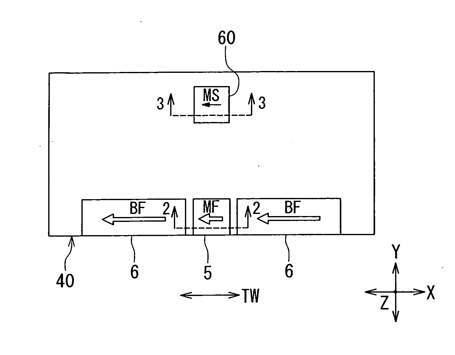 Magnetic detector including magnetoresistive element and impact sensor