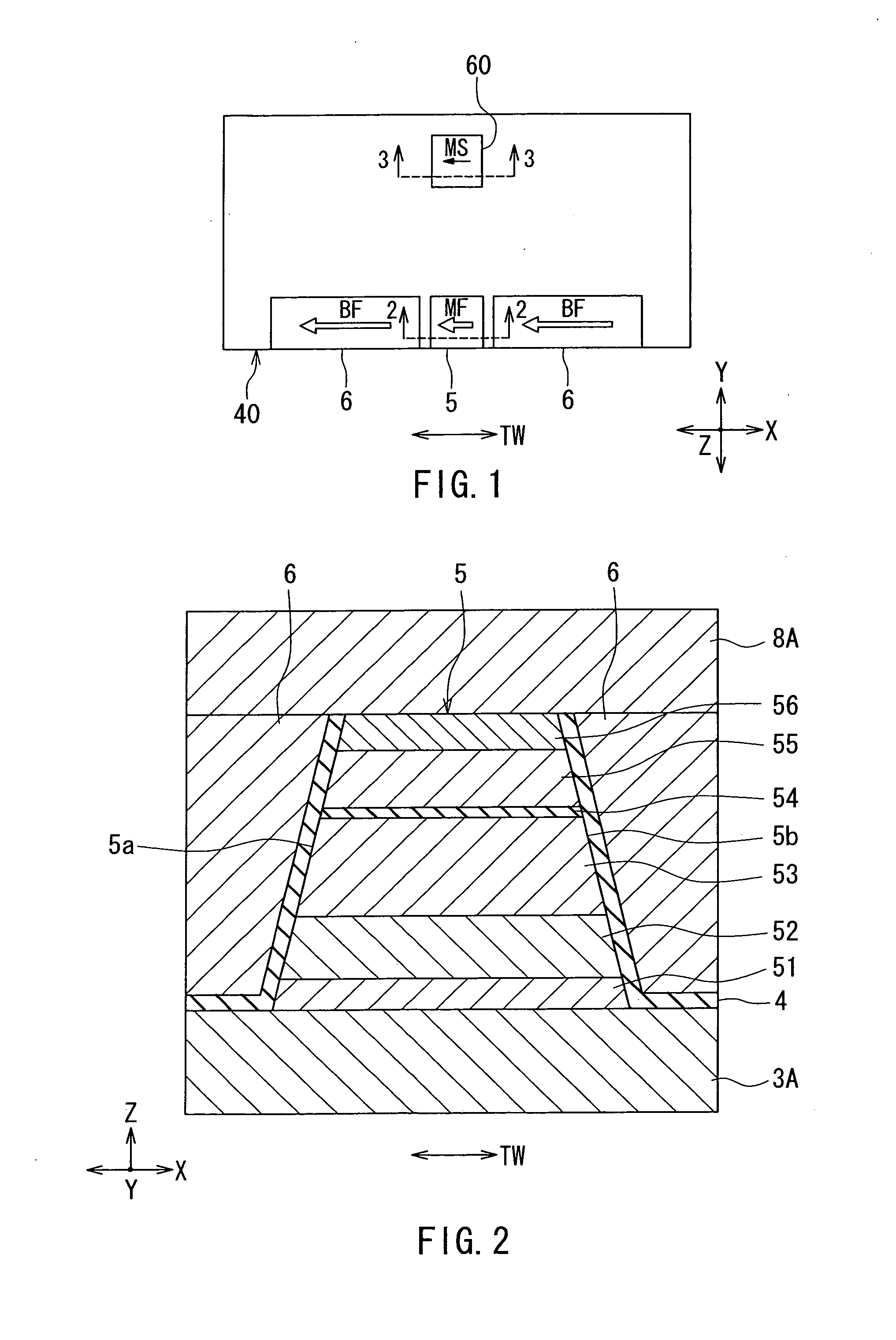 Magnetic detector including magnetoresistive element and impact sensor