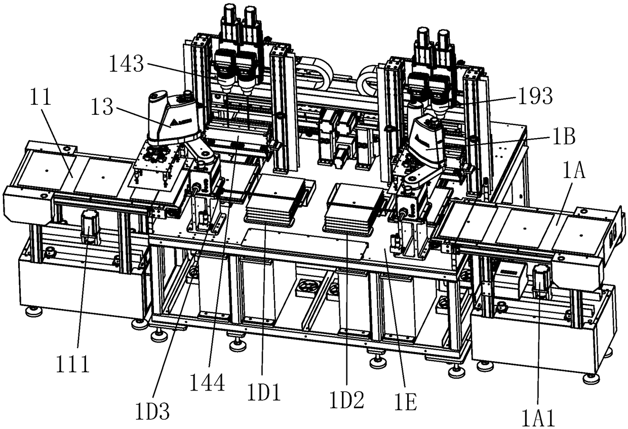 Full-automatic FPC (flexible printed circuit) board appearance test unit and corresponding appearance test method