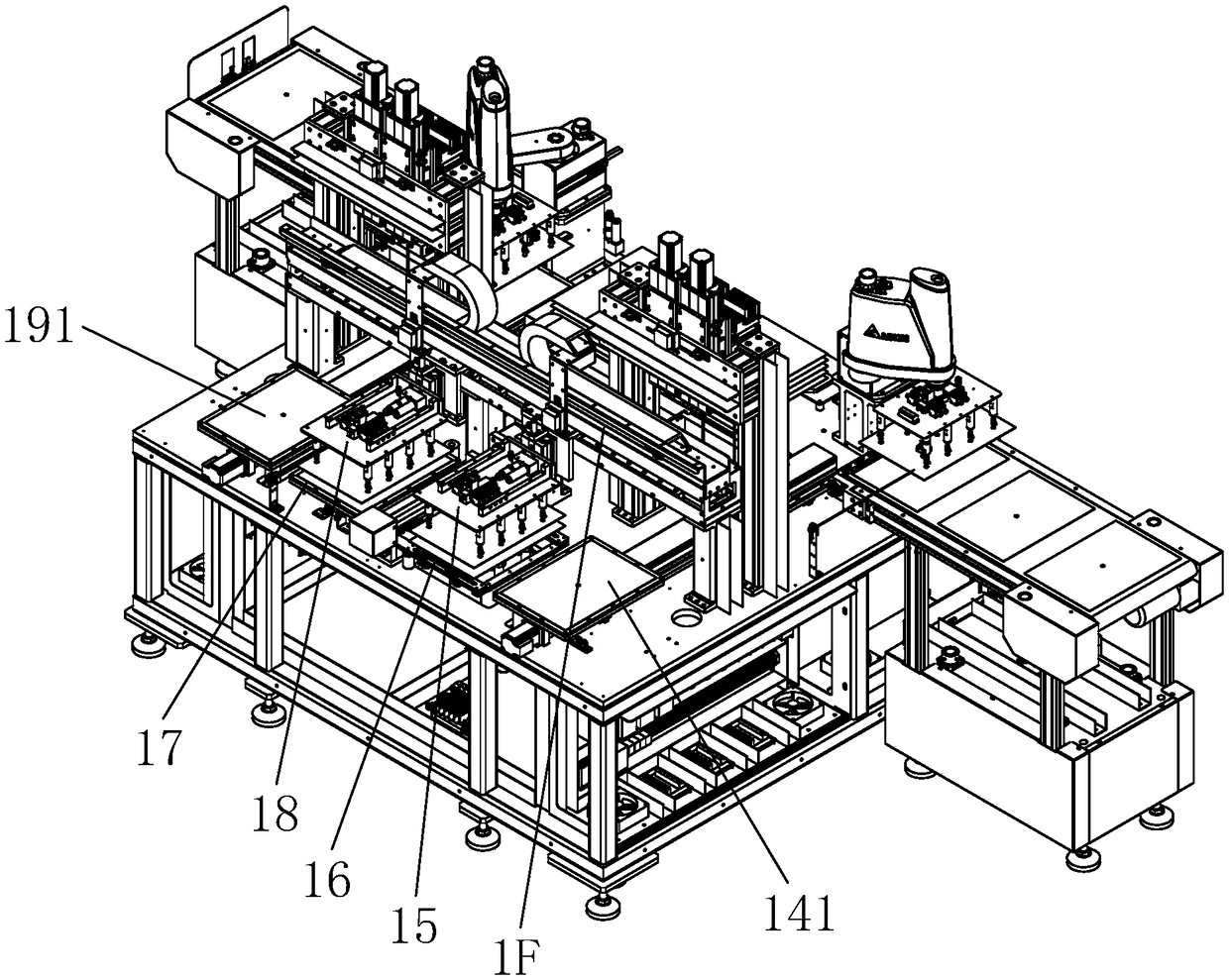 Full-automatic FPC (flexible printed circuit) board appearance test unit and corresponding appearance test method