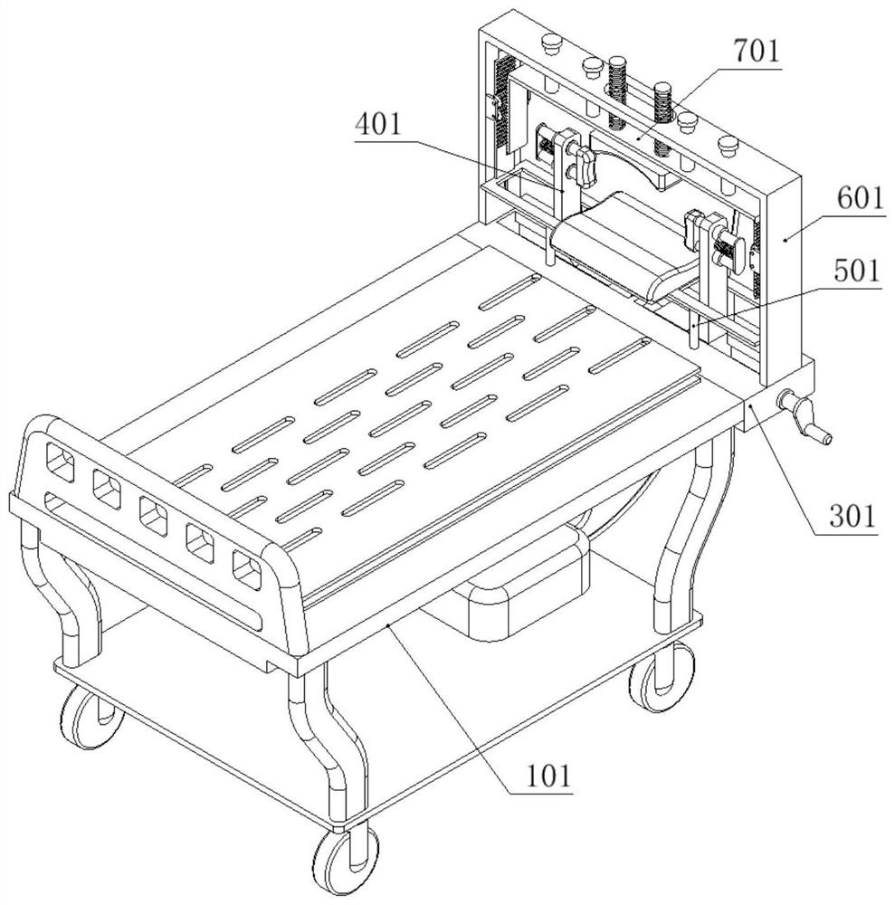 Rapid cooling device applied to nursing in intensive care medicine department