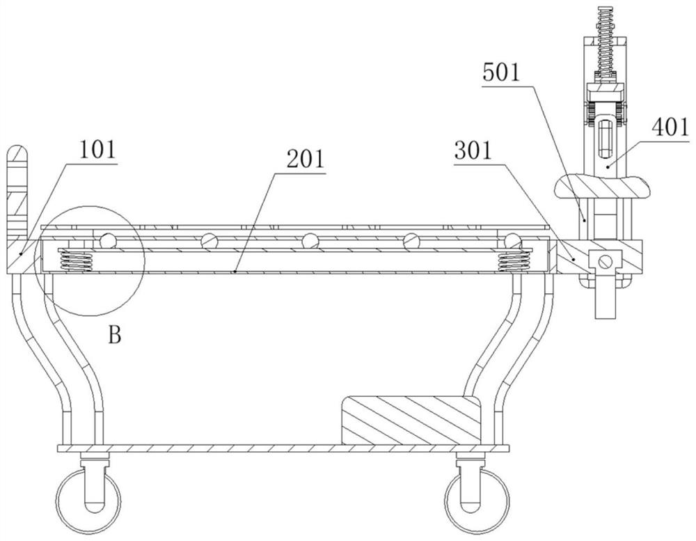 Rapid cooling device applied to nursing in intensive care medicine department