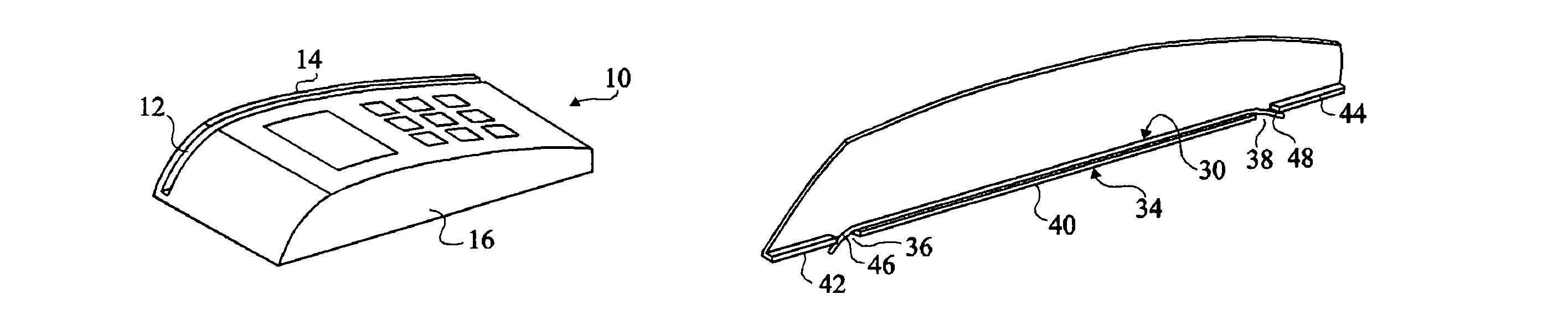 Reinforcing device for slot card reader