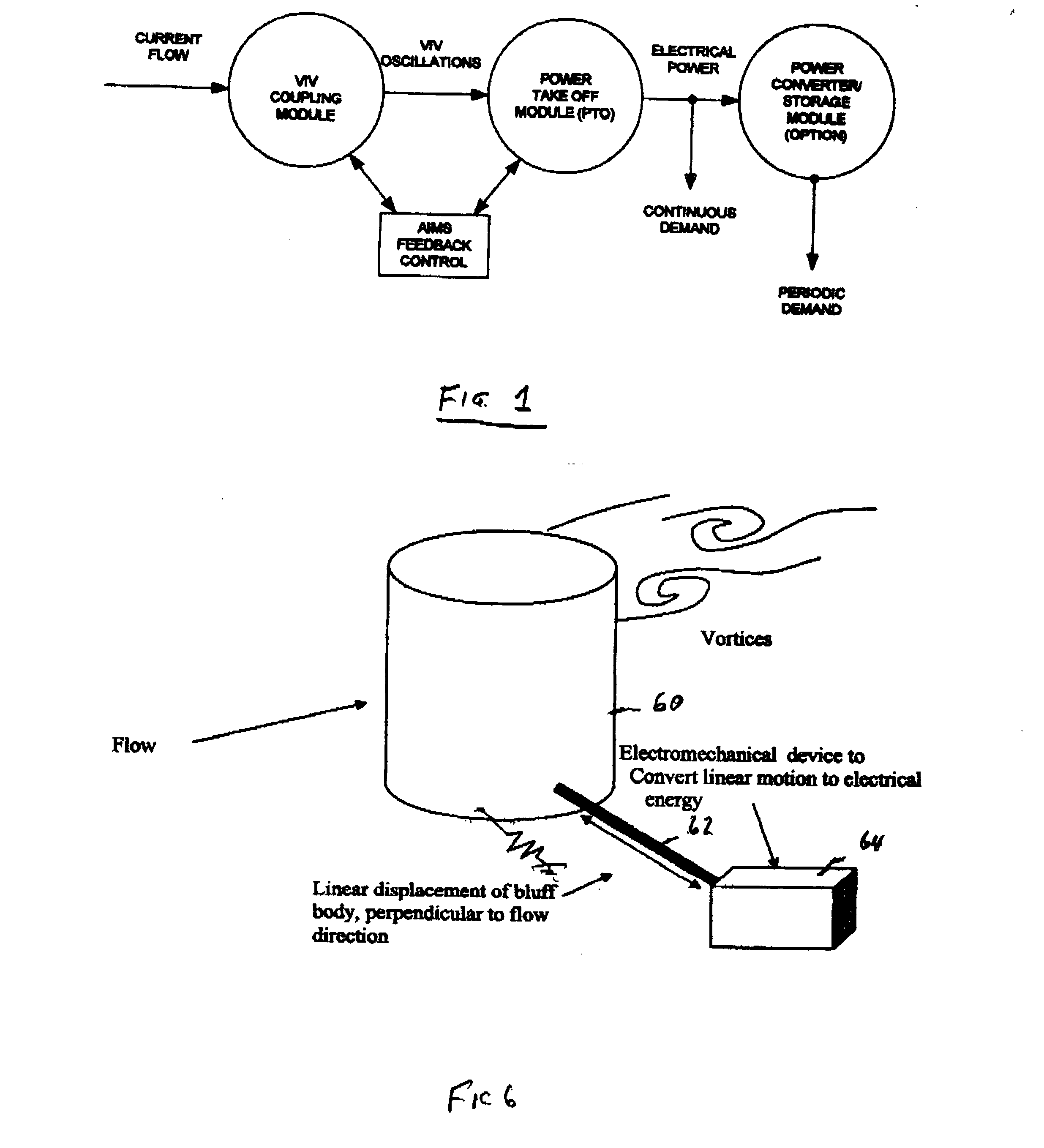 Bluff body energy converter