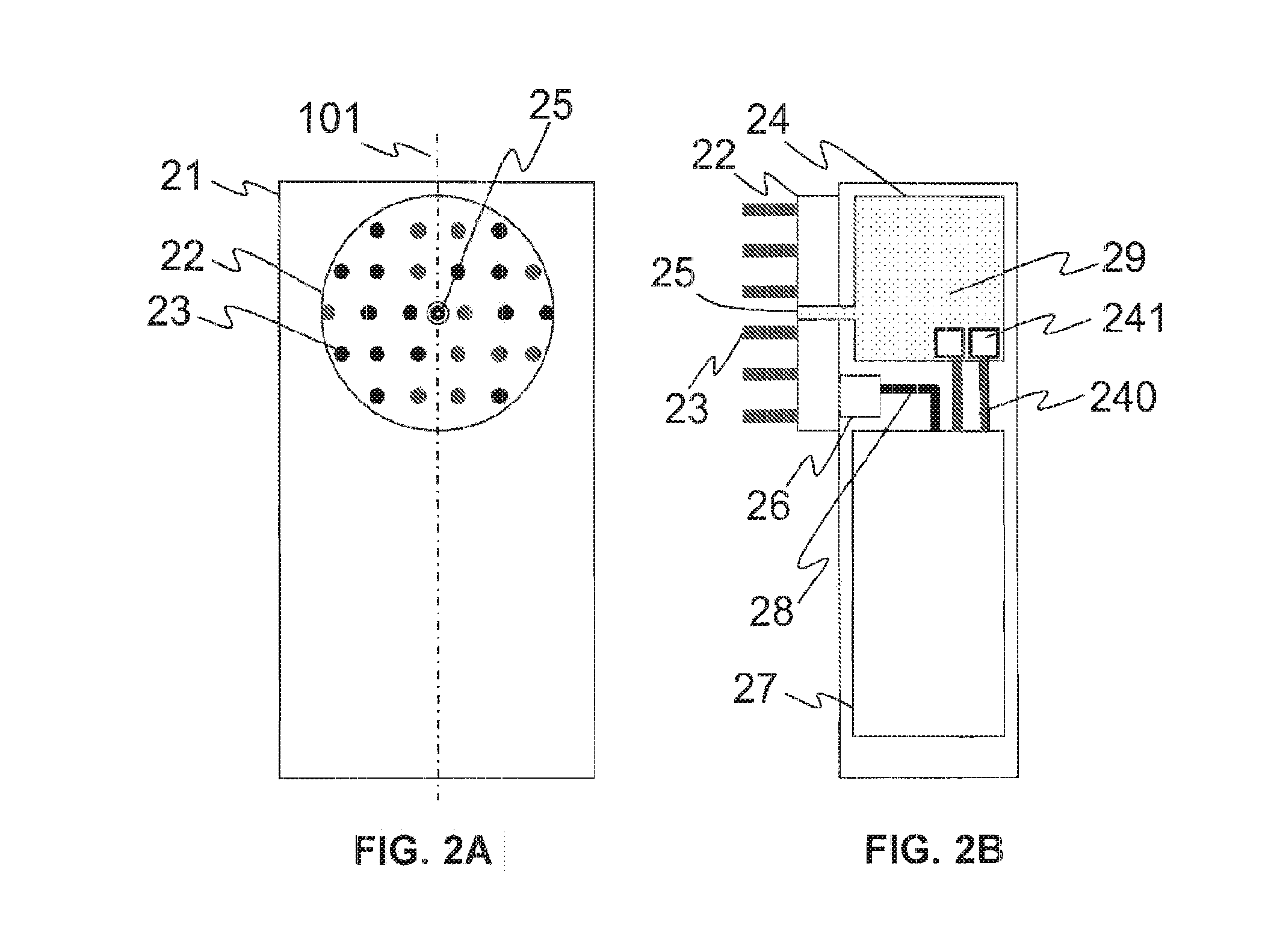 Skin treatment device with an integrated specimen dispenser