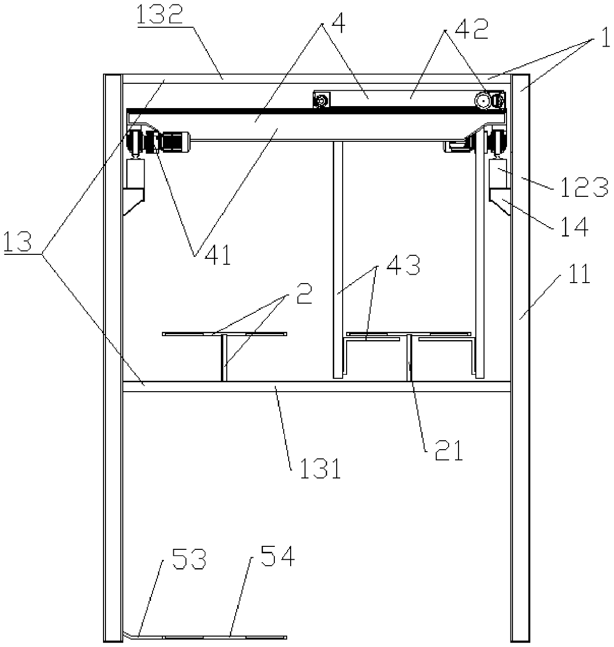 Multi-layer comb-tooth-type three-dimensional garage