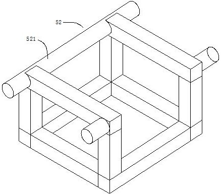 A lifting device for crushing and unloading sick and dead livestock and poultry