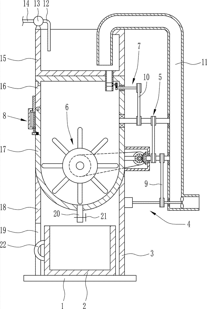 Energy-saving and environment-friendly sulfur removal machine for thermal power plant