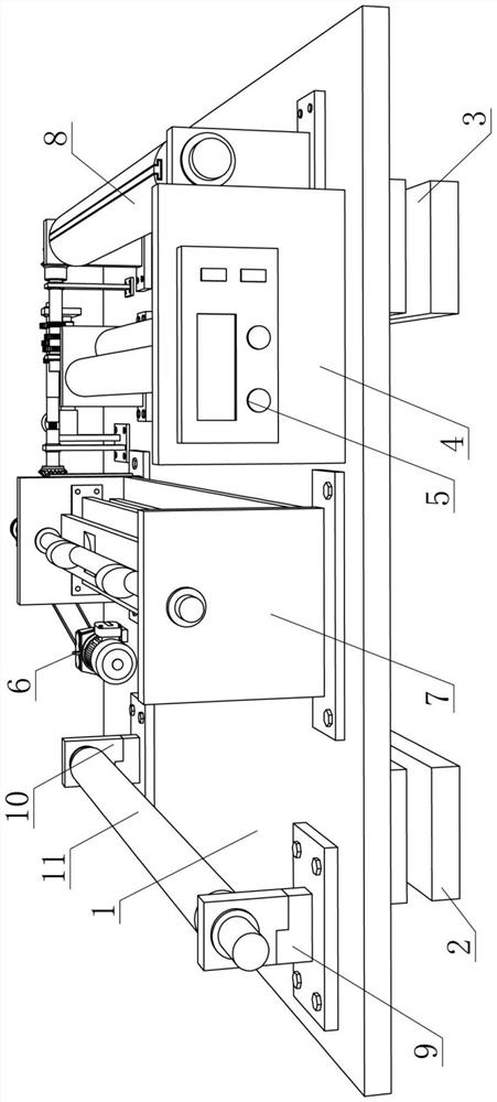 A wallpaper adhesive cutting device