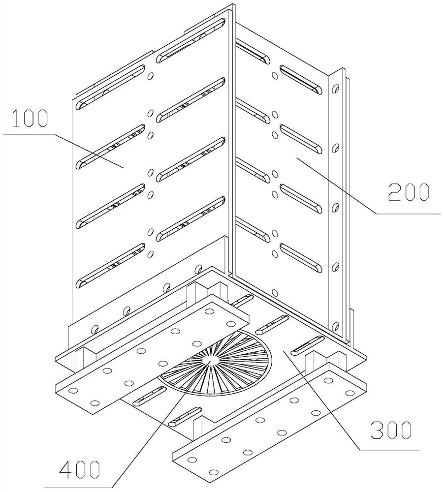 Cabinet for information security and assembly-based heat dissipation method thereof