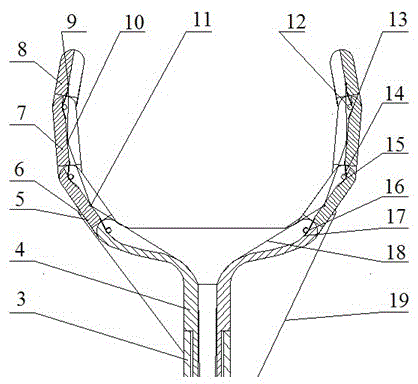 Garlic splitting mechanical hand