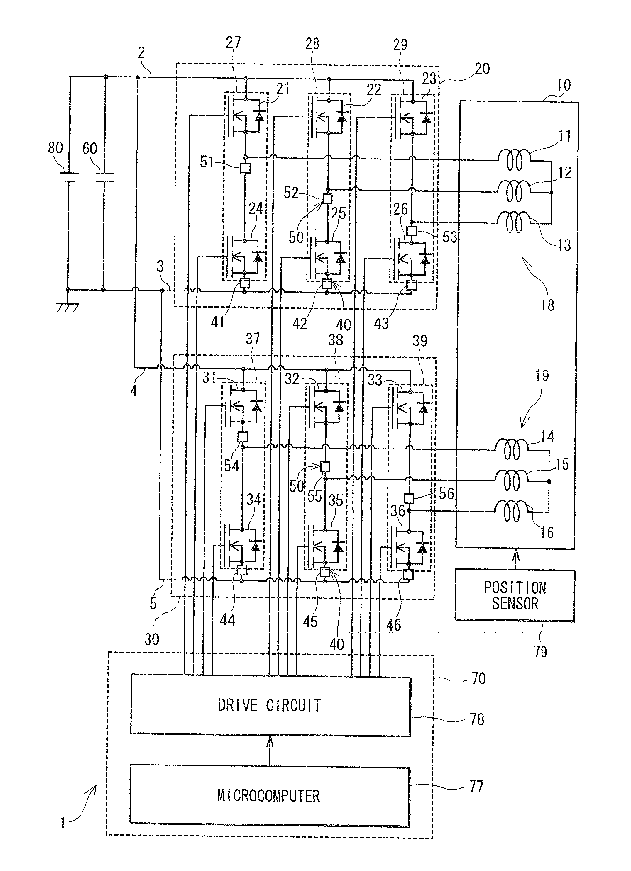 Control apparatus for multi-phase rotary machine and electric power steering system