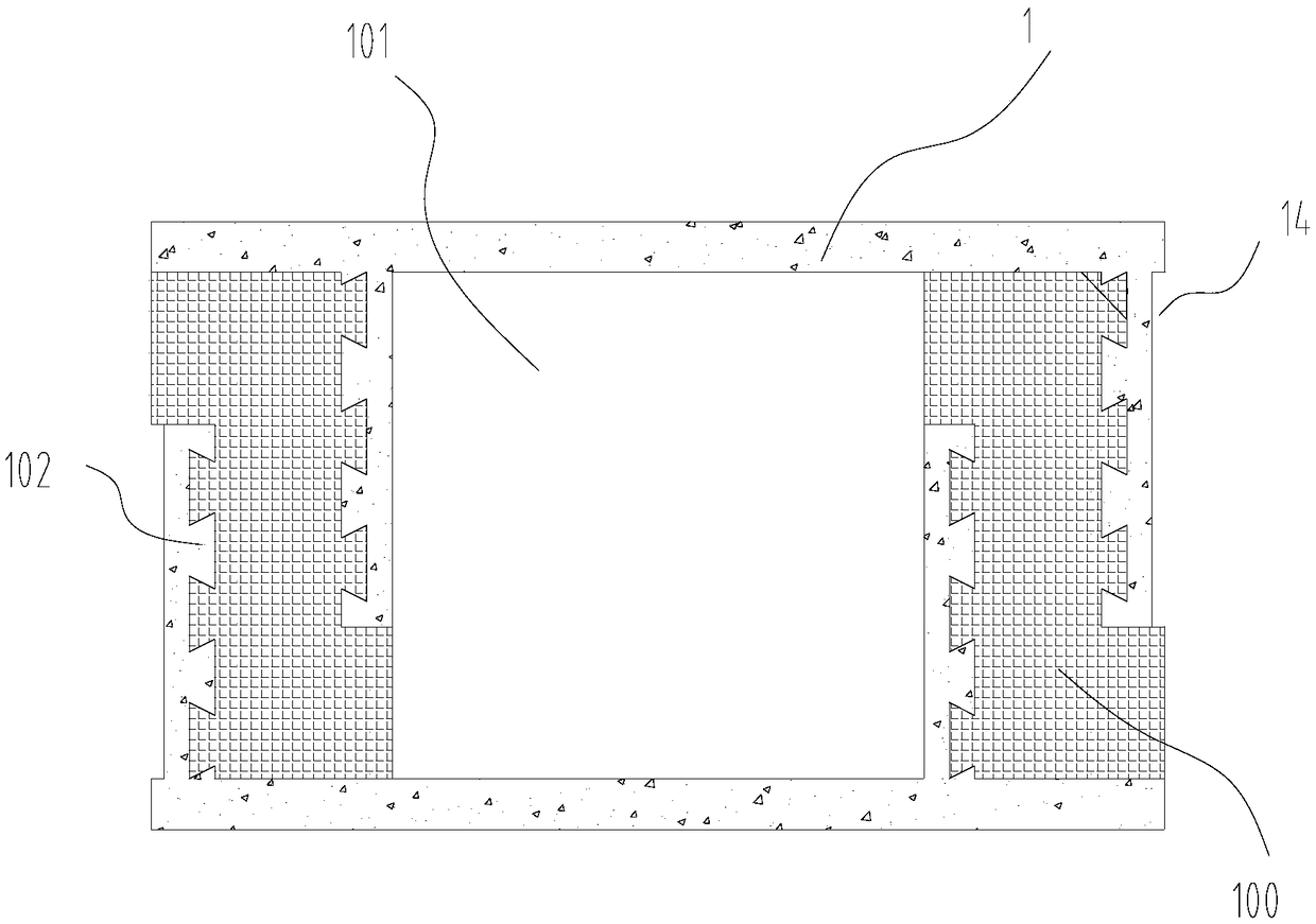 Cinder and concrete compound self-insulating building block and processing method thereof