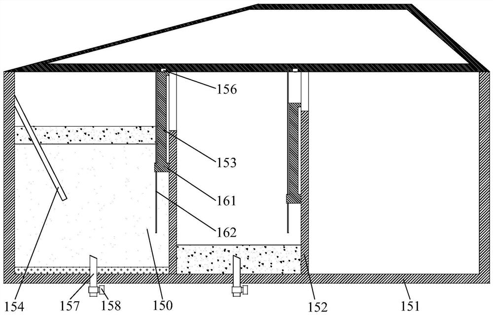 Oil-water mixture oil separation tank and oil separation system for swill separation