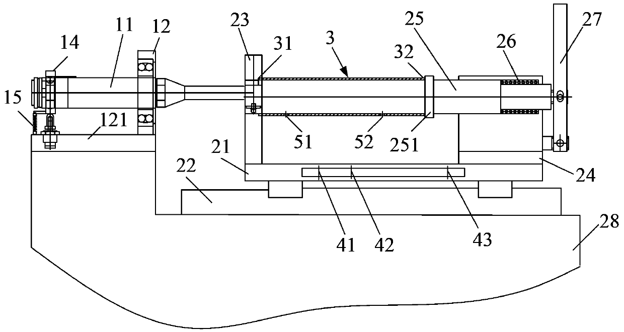 Inner drilling device for processing thin-wall tube member