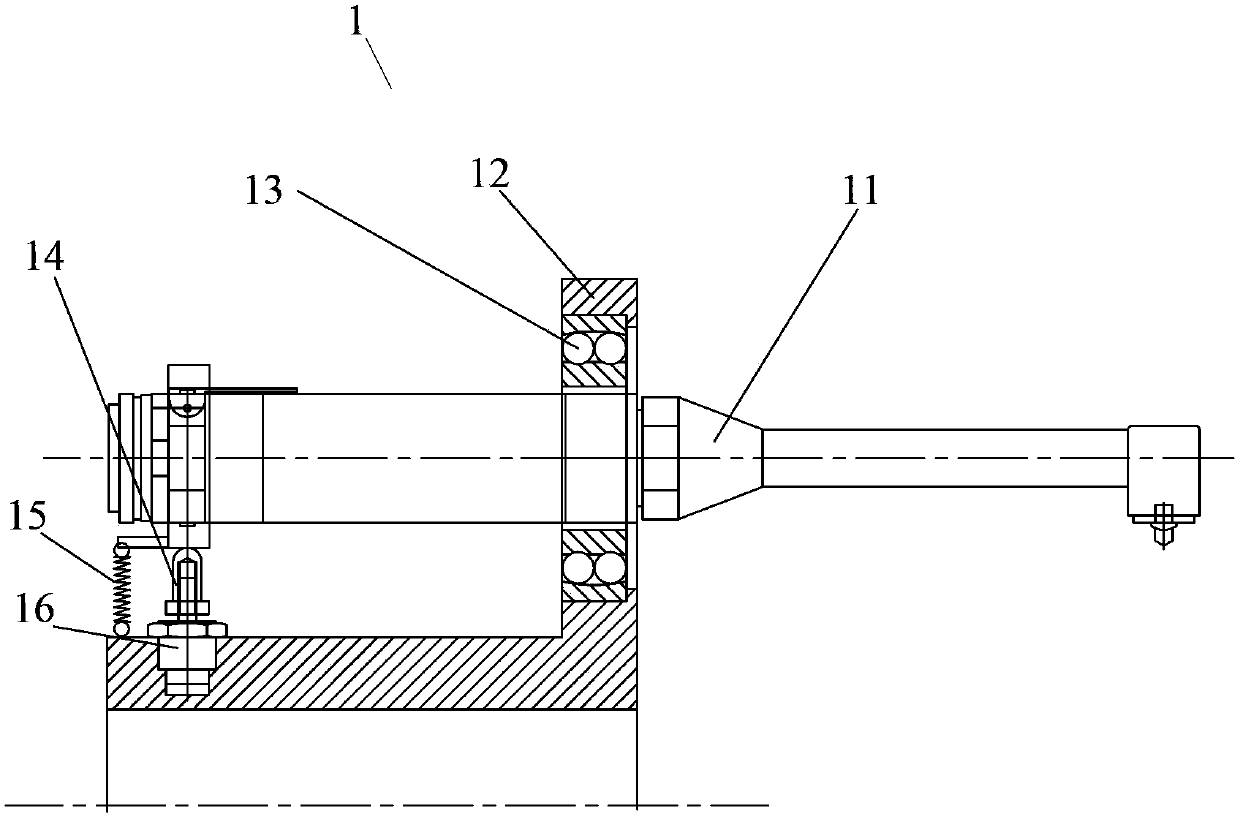 Inner drilling device for processing thin-wall tube member