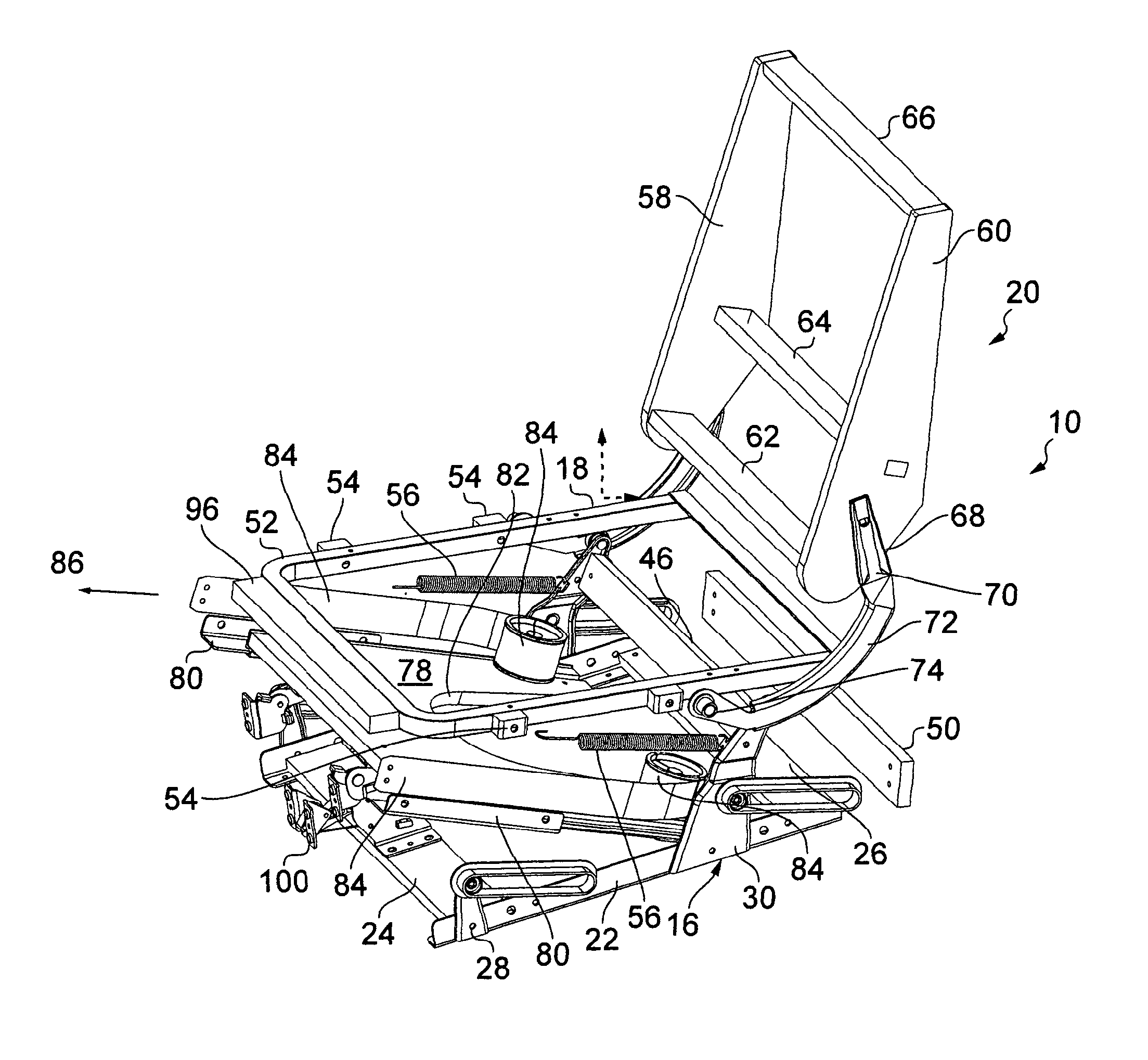 Adjustable furniture