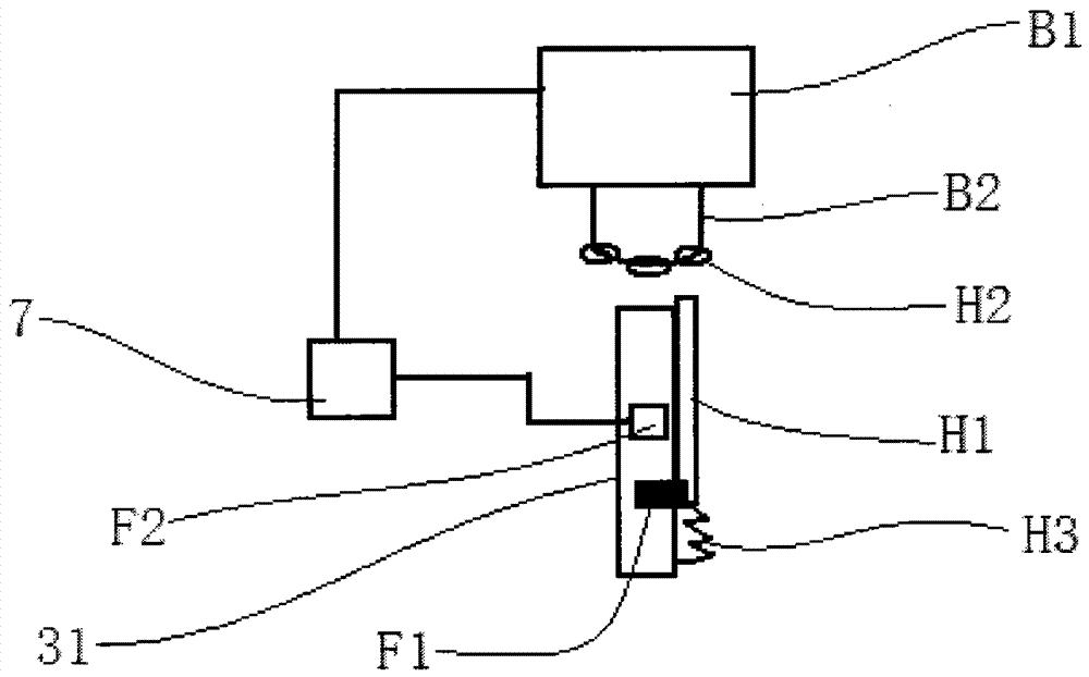 A car with an auxiliary door opening and closing device