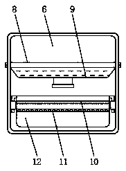 Novel squeezing machine capable of relieving lower pressure degree