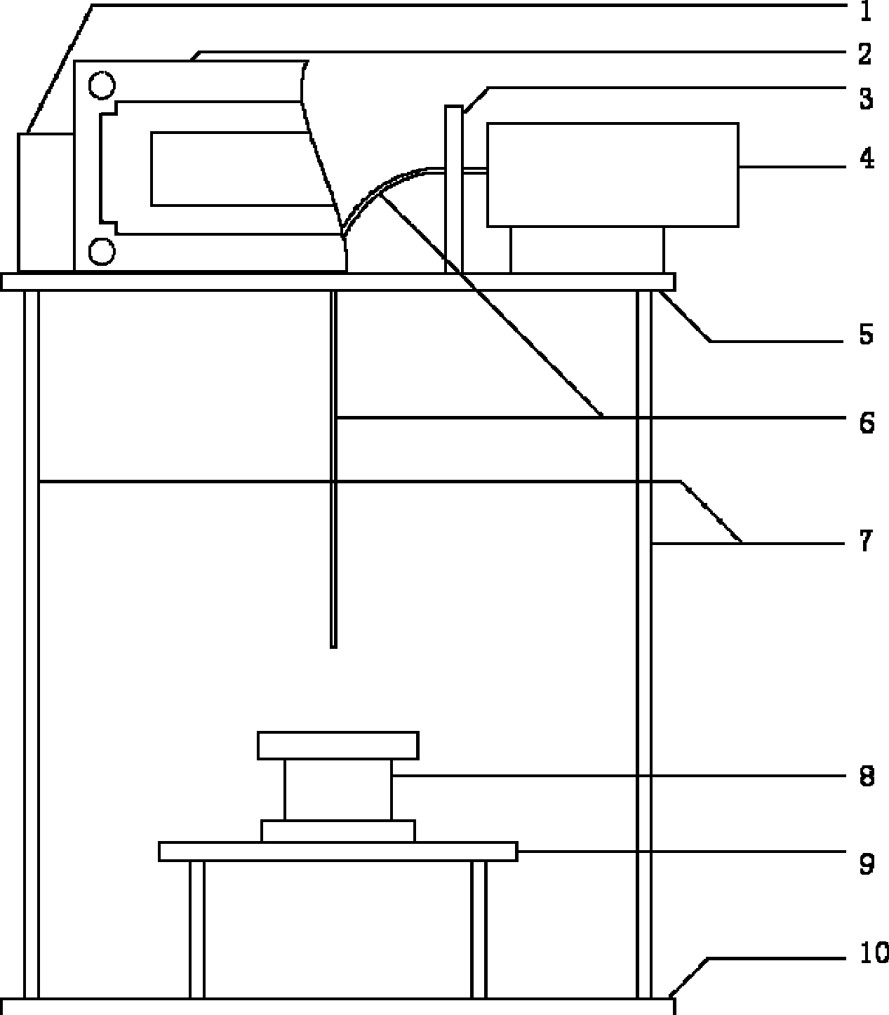 Optical fiber type two-dimensional wind speed/direction measuring device and method