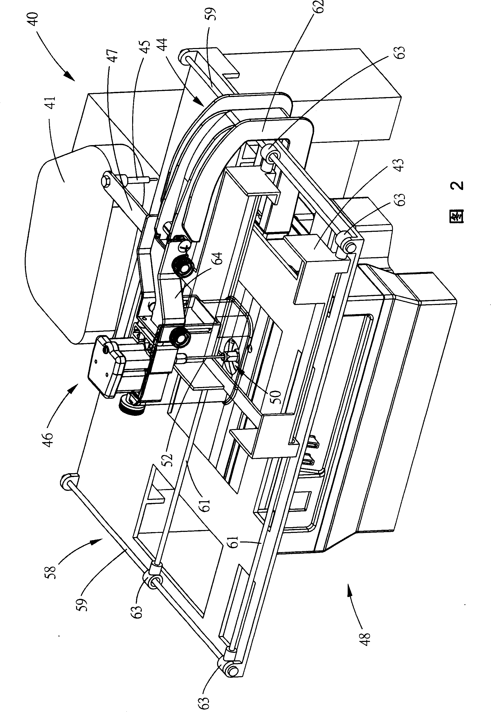 Duplicating cutting machine