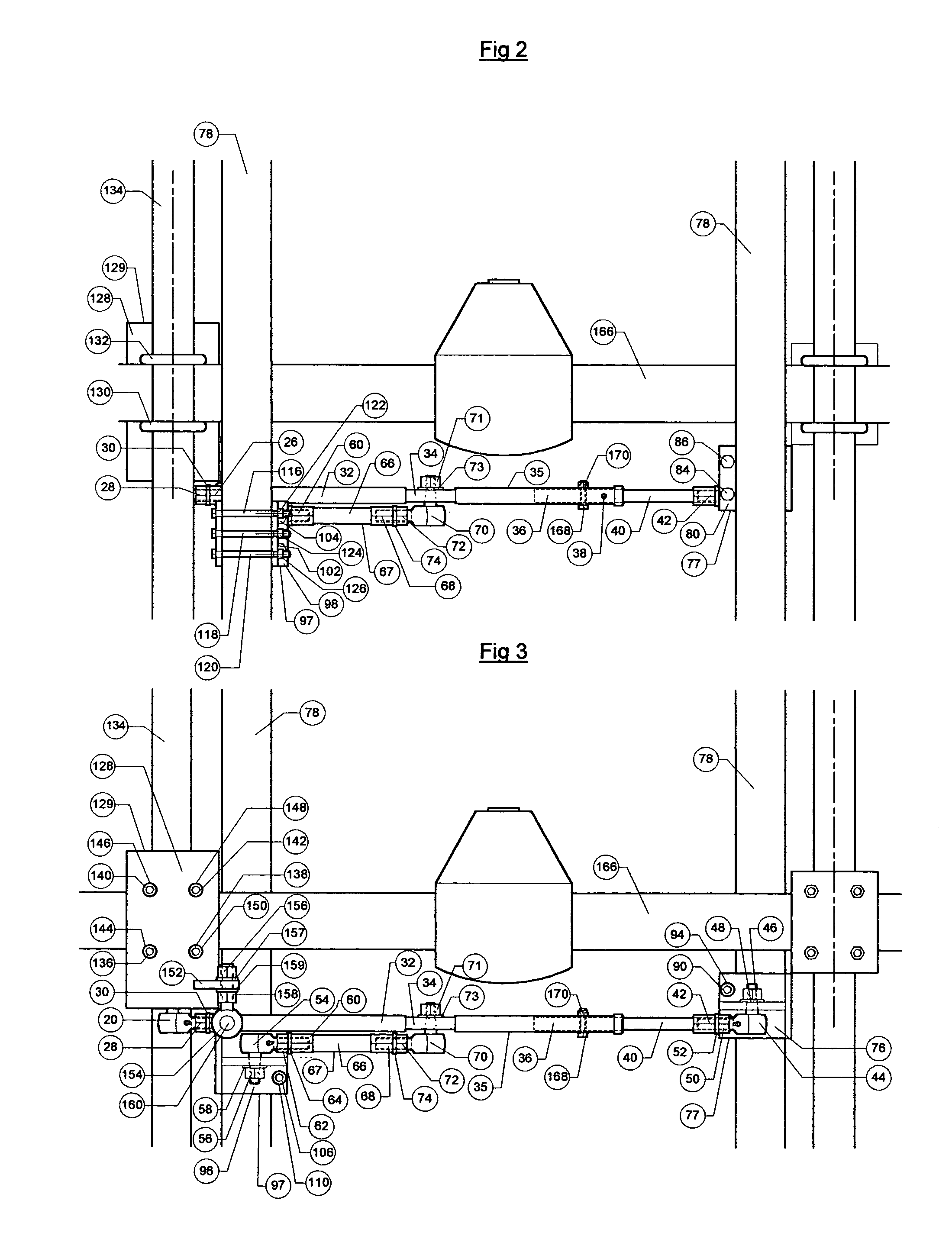 Motor vehicle sway control assembly