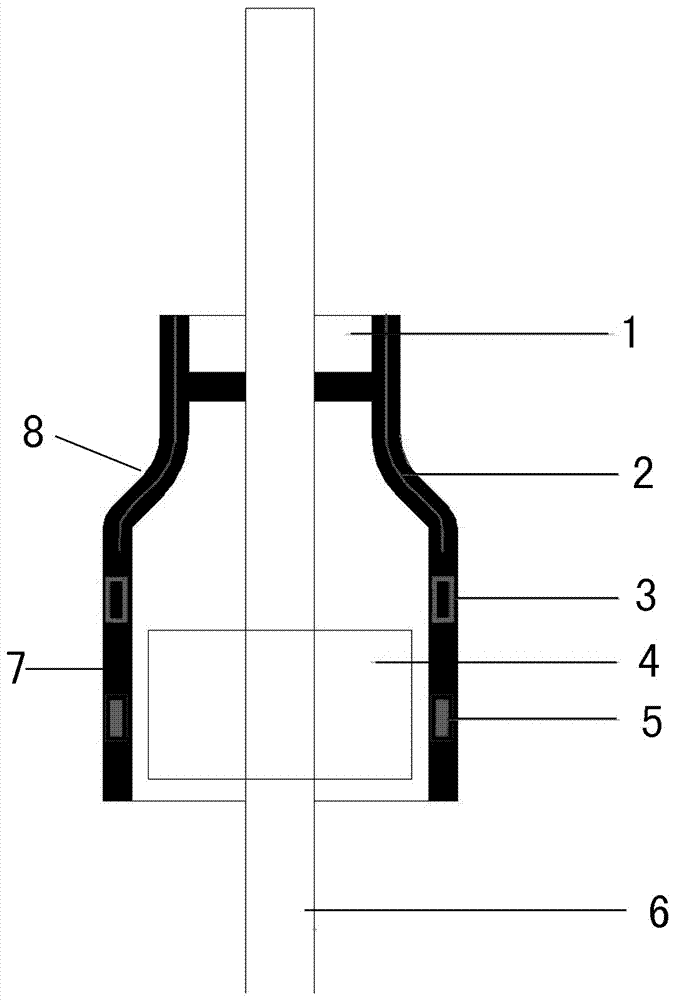 Optical cable down-lead plugging cap