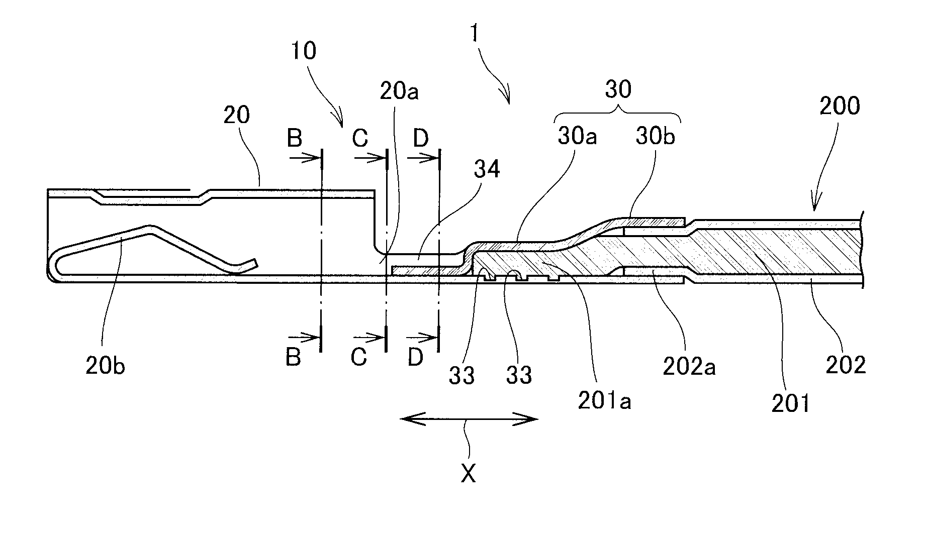 Crimp terminal, method of manufacturing crimp terminal, electrical wire connection structure, and method of manufacturing electrical wire connection structure