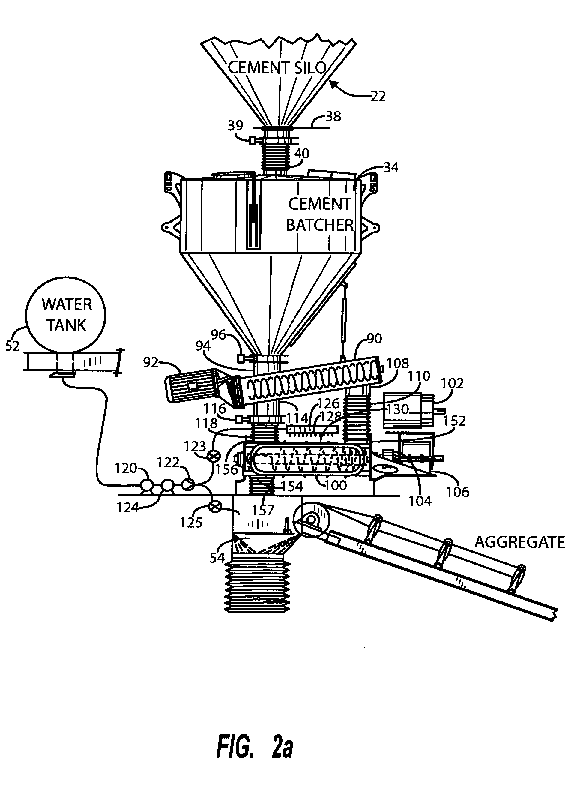 Concrete batching facility and method