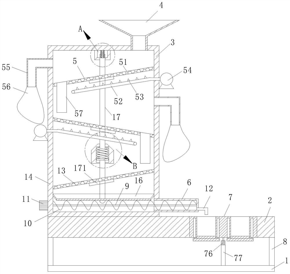 Rice automatic bagging equipment with function of dust extraction and purification