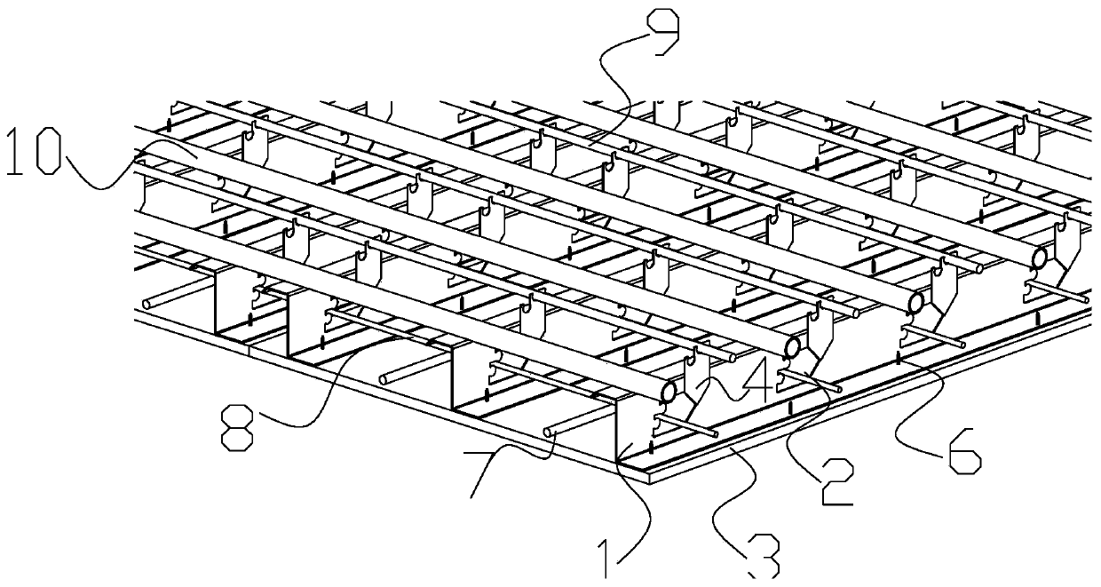 Optimal rib board with horse stool supports