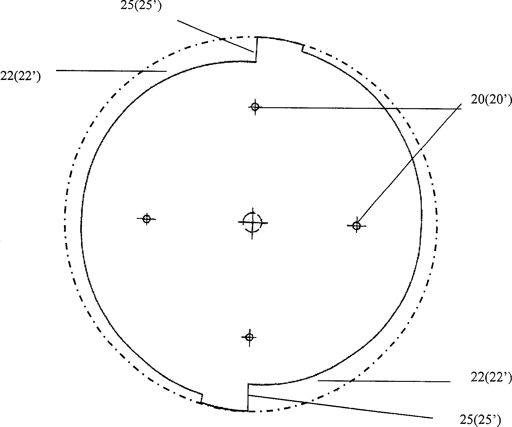 Winding-structured engine tail gas processing device with metal as carrier