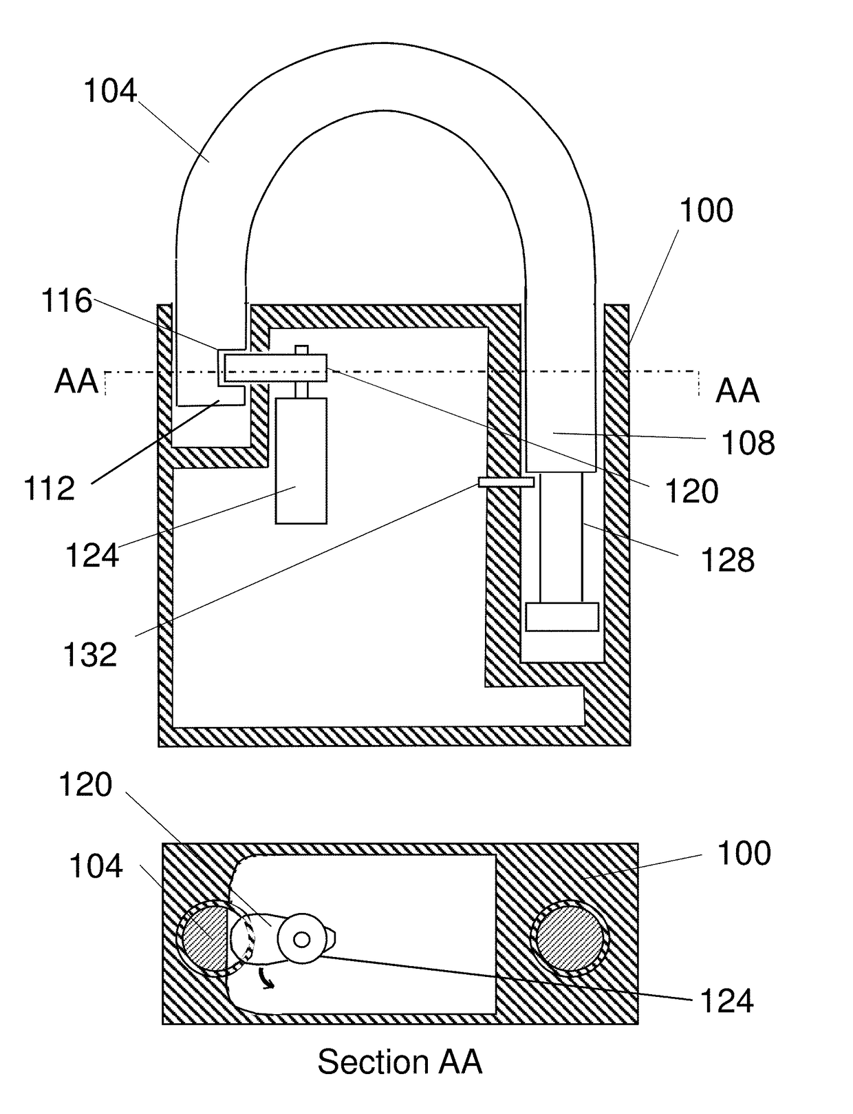 Replacement Shackle for Portable Lock