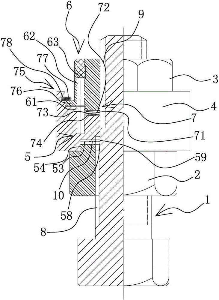 Self-fastening anti-loose mechanical fastening mechanism