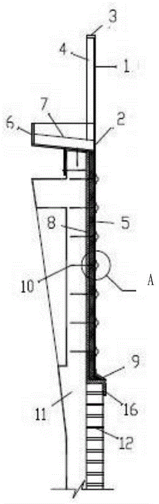 A method and device for deicing the first chimney after desulfurization by a single chimney